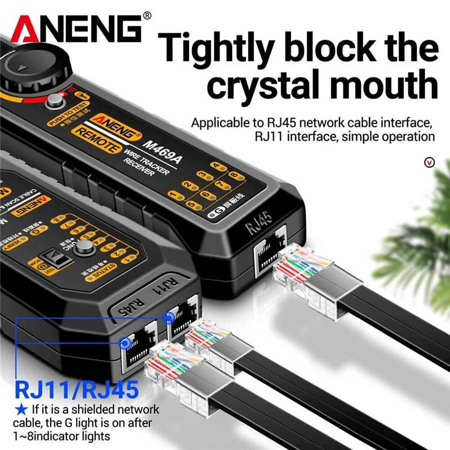 Network Cable Testers - 4 in 1 Remote Network Cable Tester for RJ45 ...