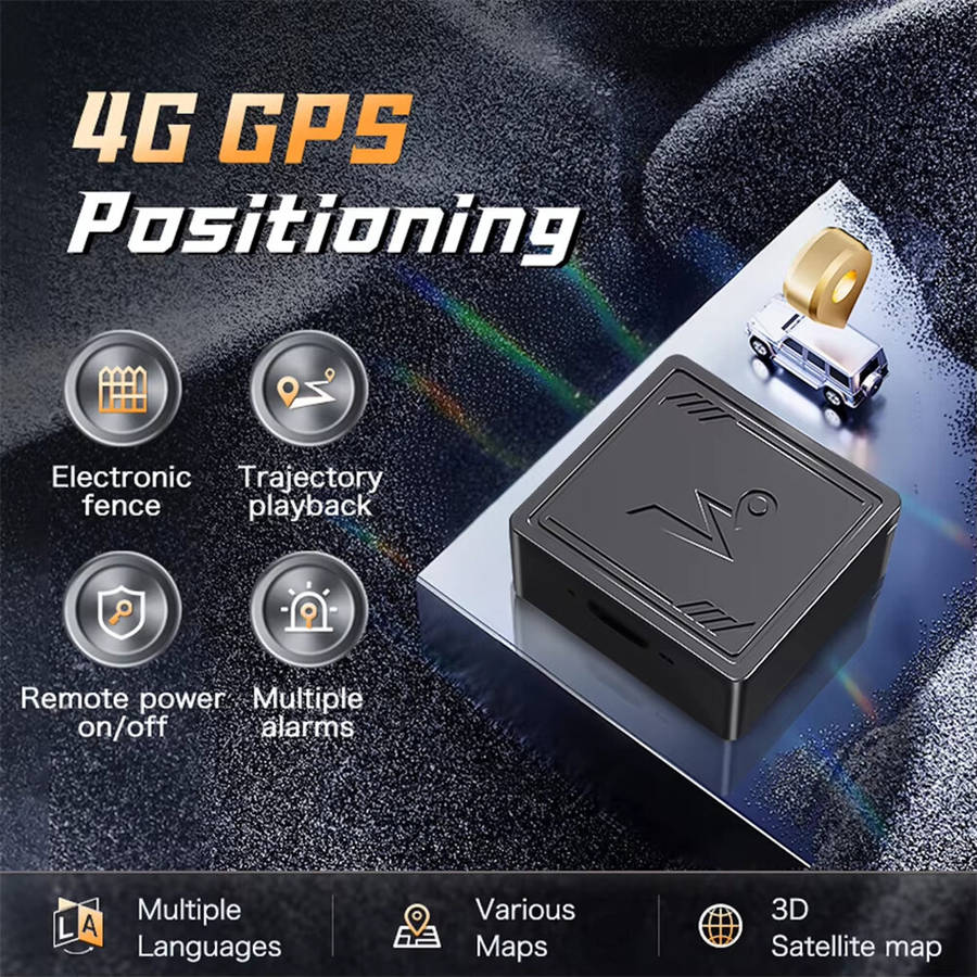 Tracking Devices - Black - Q7 4G GPS Locator Smart Positioning Terminal ...