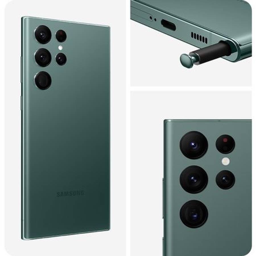 Samsung - Samsung Galaxy S22 Ultra 256GB 5G - Green + R6000 Worth
