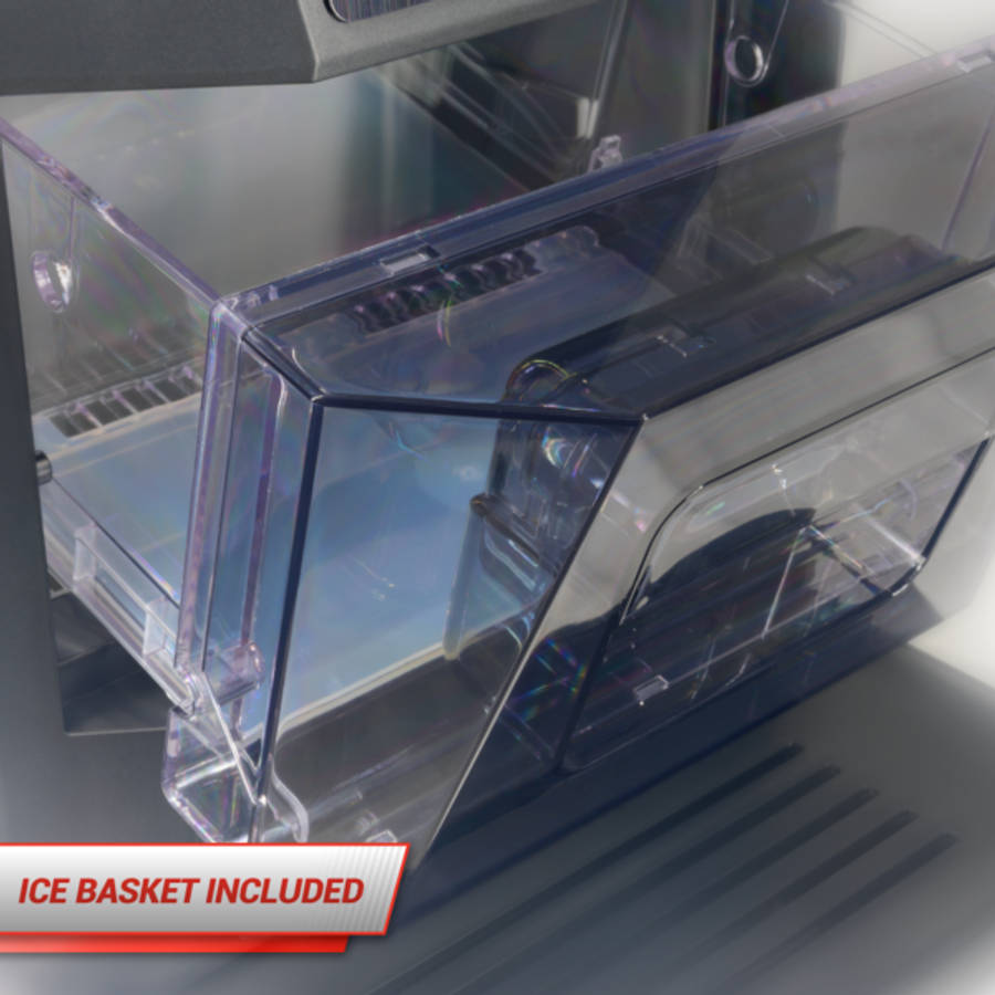 Ice Machines - SnoMaster - Counter-Top Ball Ice-Maker - Black (SMIC-50 ...