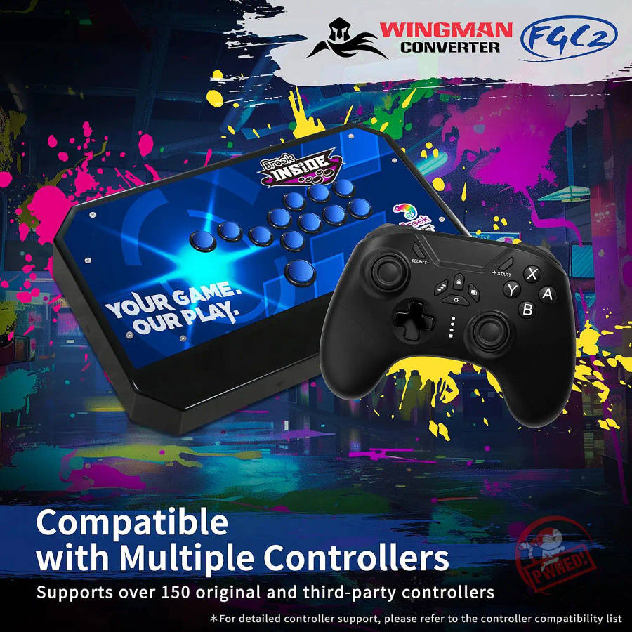 Accessory Bundles & Add Ons - Brook Wingman FGC2 Converter (PC