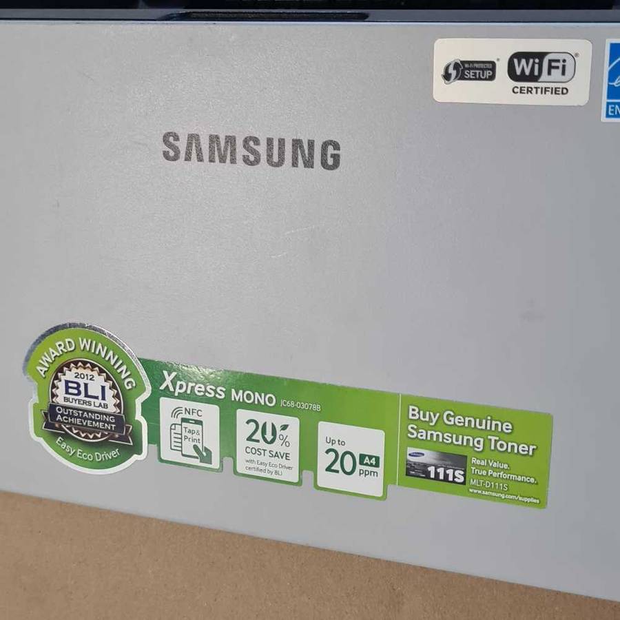 Samsung Express M2020w fast Lazer Monochrome Printer. With working toner