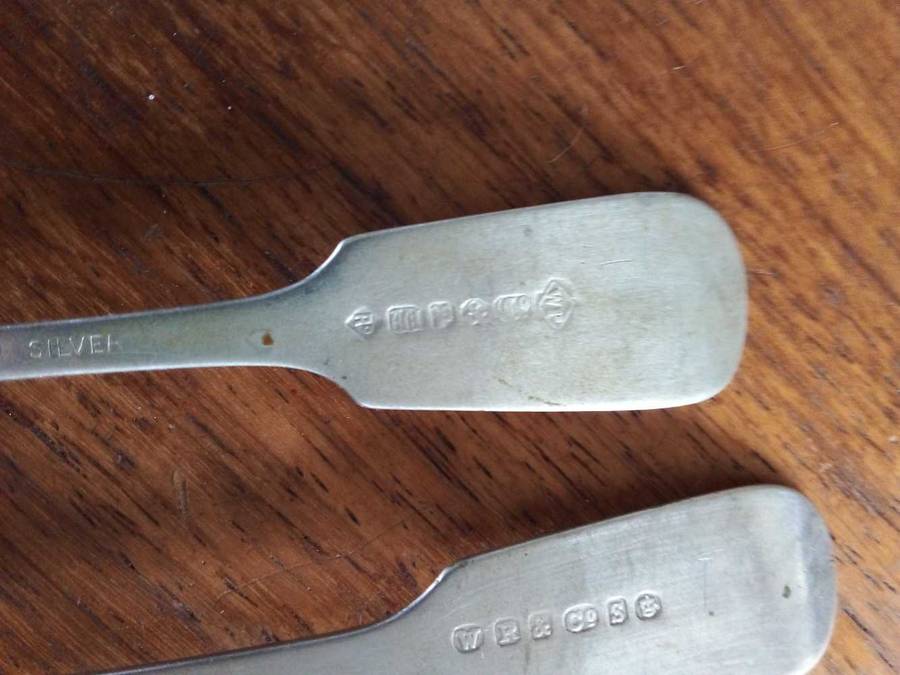 Sterling silver forks x 4