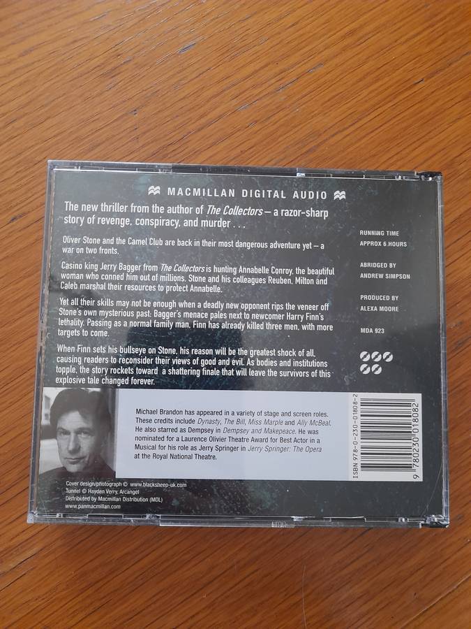 Audio CD set (5 CD`s) Stone Cold by David Baldacci (The Camel Club)