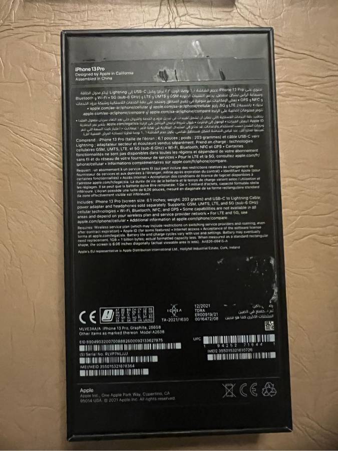 iPhone 13 Pro 256gb graphite