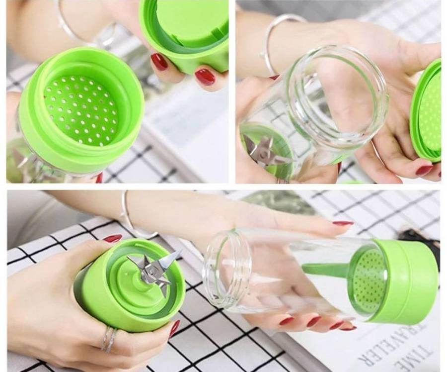 Portable Smoothie Blender, Juicer set of 3 pink ***UNBOXED DEAL***