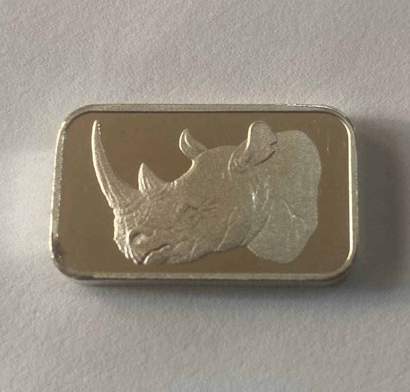 Stunning 10g Fine Silver Minted Bar .999