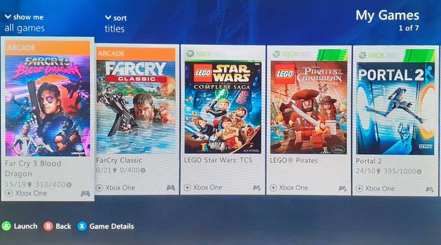 Xbox 360 500GB Console + Games Bundle