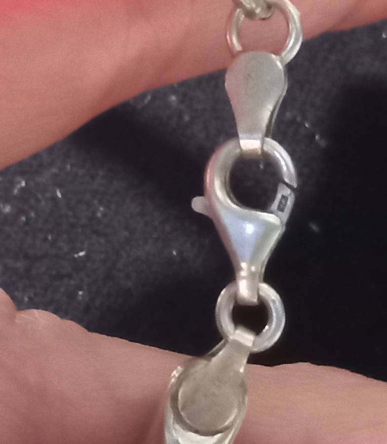 Vintage Italy 925 Sterling Silver Unique Chain