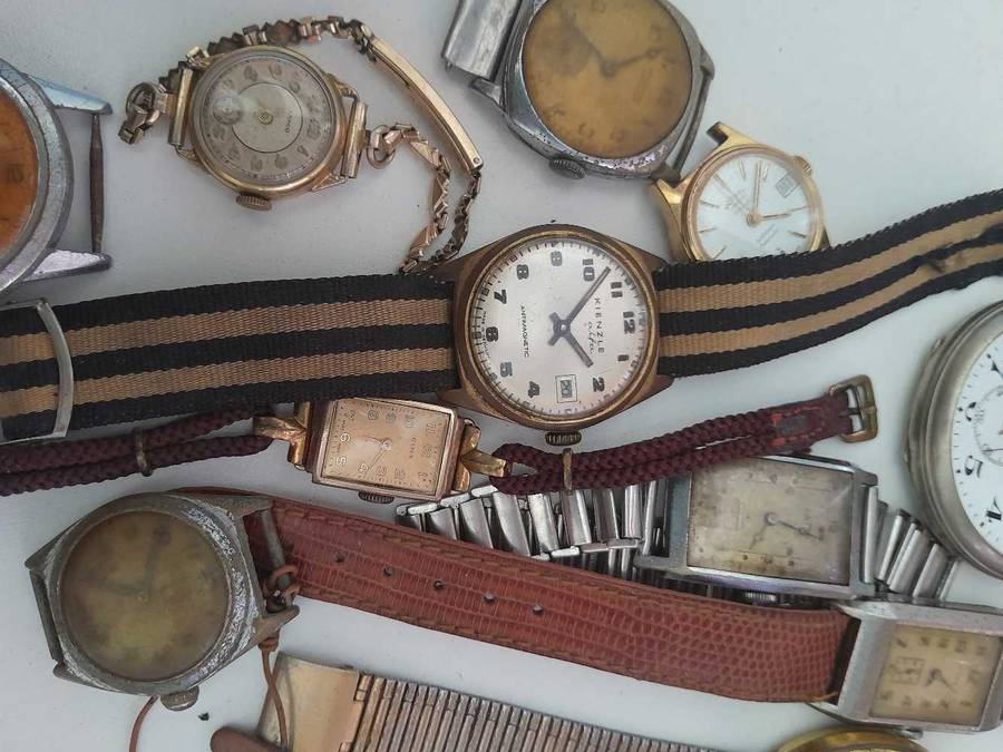 Mix bunch of wind up automatic watches
