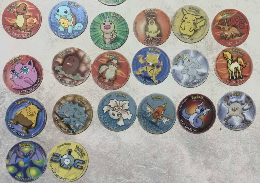 Pokemon Tazos First series rare (Price PER Tazo)