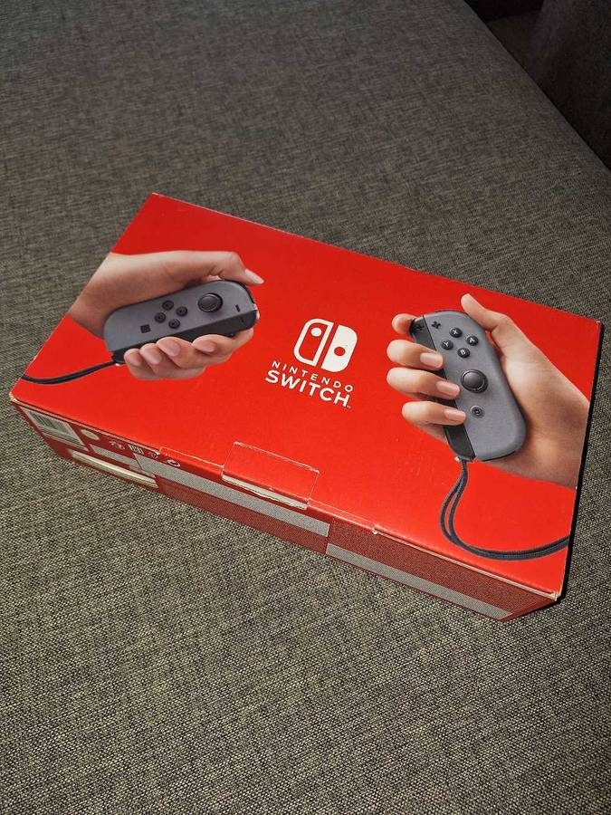 Nintendo Switch Grey with Mario Kart 8