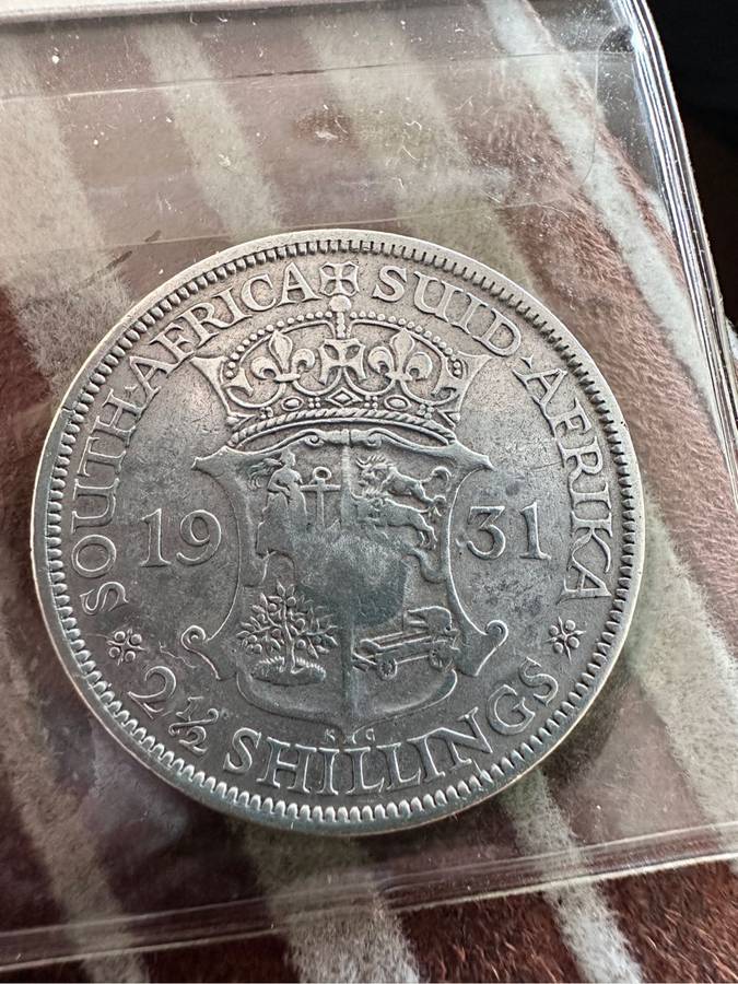 RARE 1931 2.5 Shilling *Rare Coin* only 760 mintage