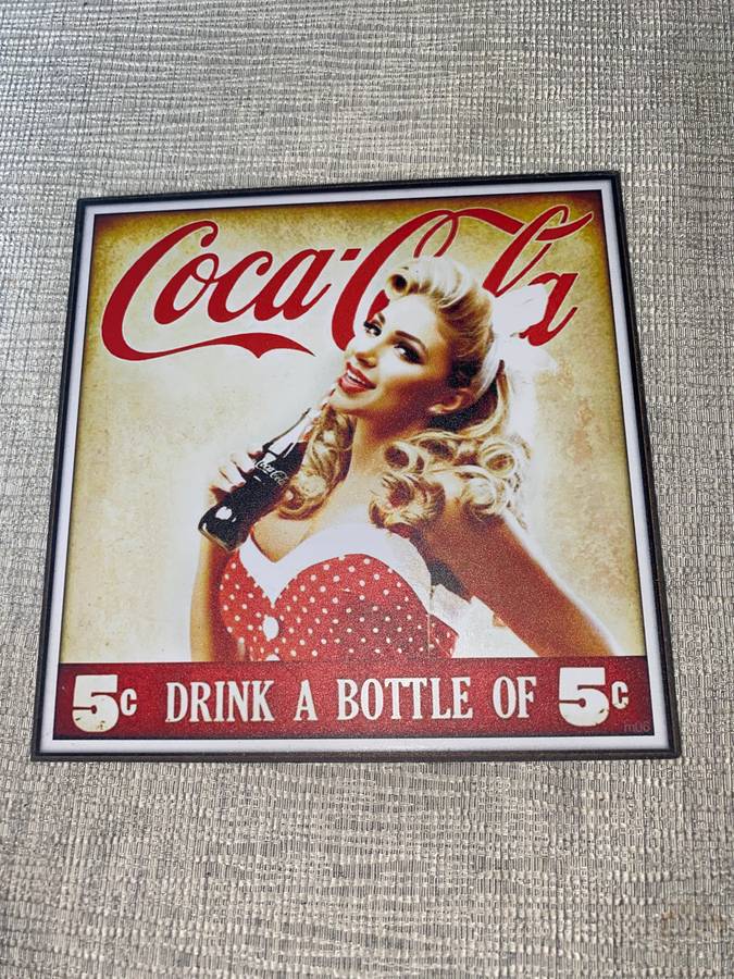 3 x Coca Cola Sign Boards