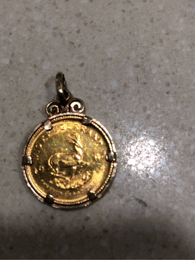 1/10th Kruger pendant gold 2