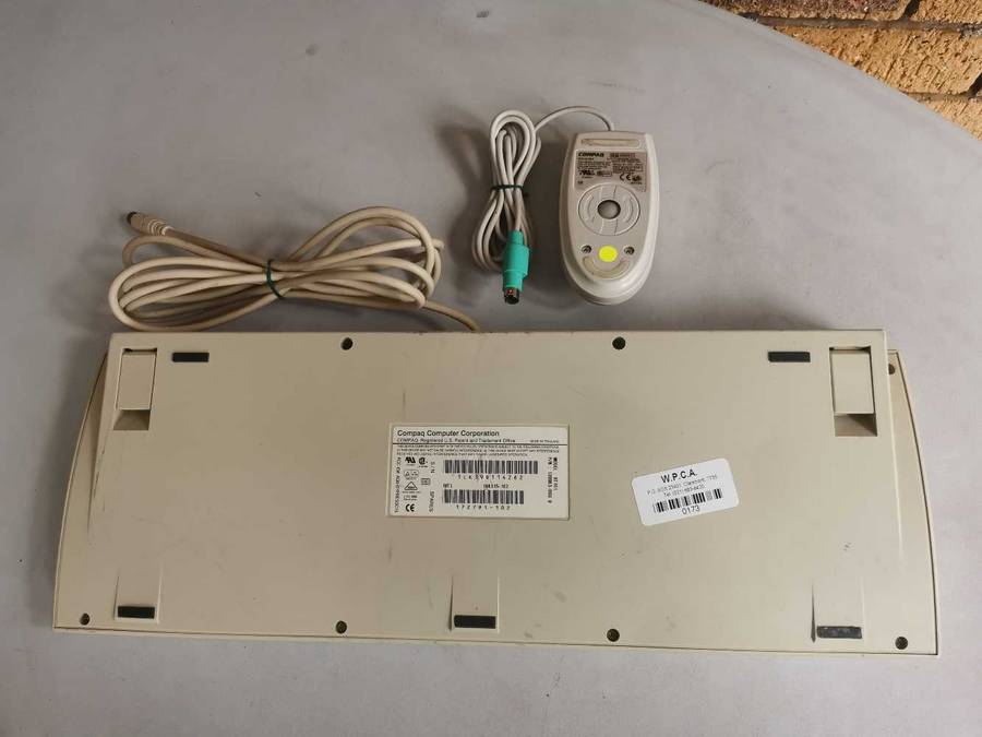 Compaq Keyboard and Mouse PS/2