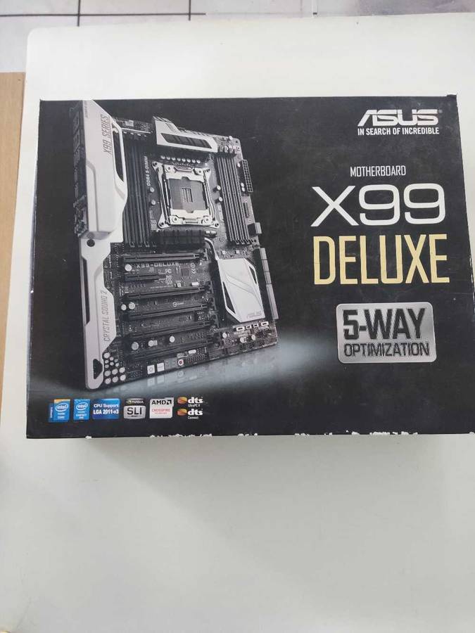 Asus X99 Deluxe Motherboard**Please read**Sold for parts or repair**