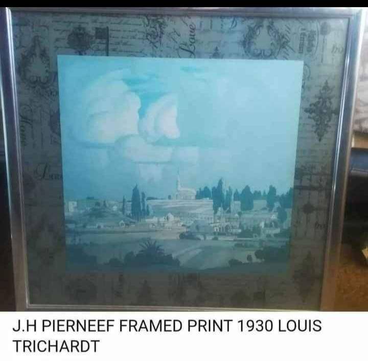 PIERNEEF PRINT - FRAMED BEHIND GLASS