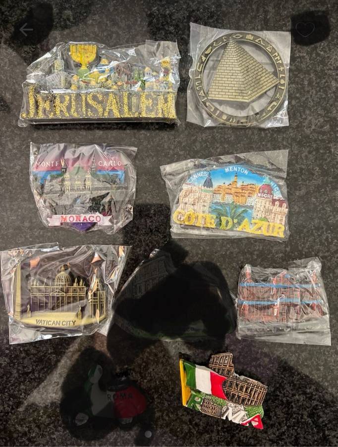 Fridge Magnet Souvenir - Country & City