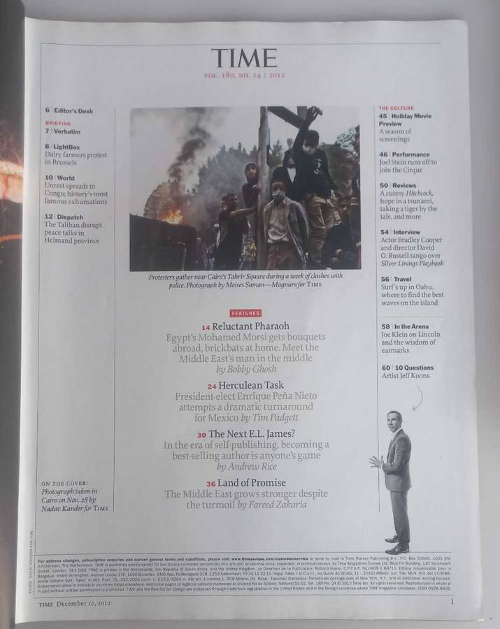 Time magazine December 10, 2012
