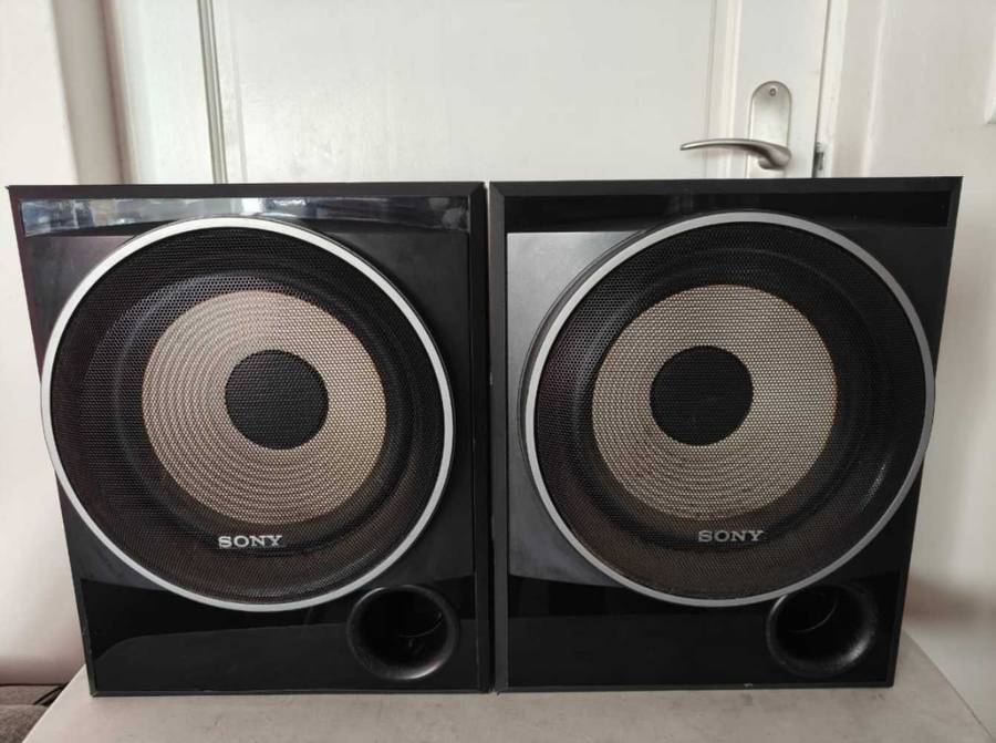 2 x Sony 12 inch passive subwoofers