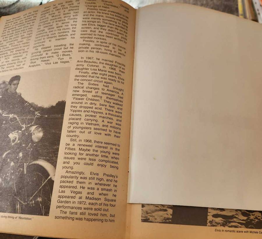 Elvis Memorial Publication 1977 - Poster still in place - Good condition for age