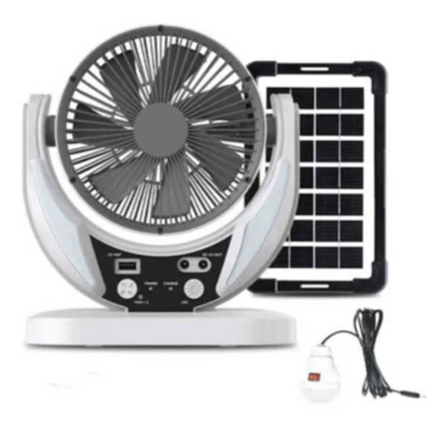 GDTIMES Solar Desk Fan GD-8025