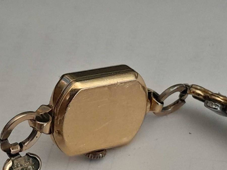 Omega cocktail/bracelet wind up watch. Service required.