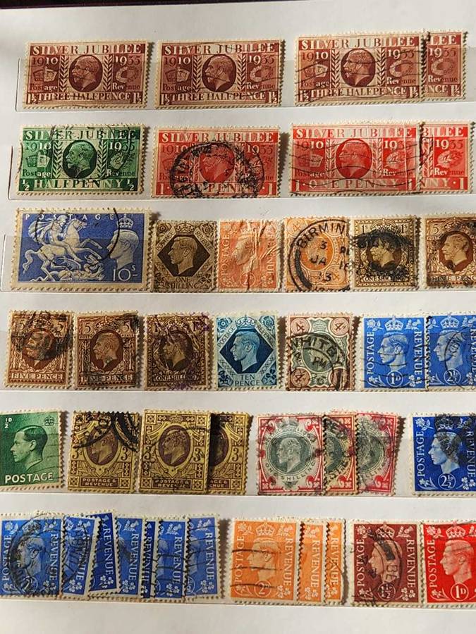 GB - HUGE Value selection in lovely A5 SunSun Stock book - 1 Stamp will pay for all this Treasure