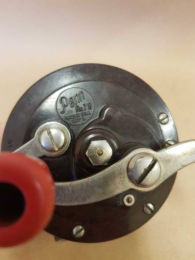 Penn 78. Backelite reel and spool