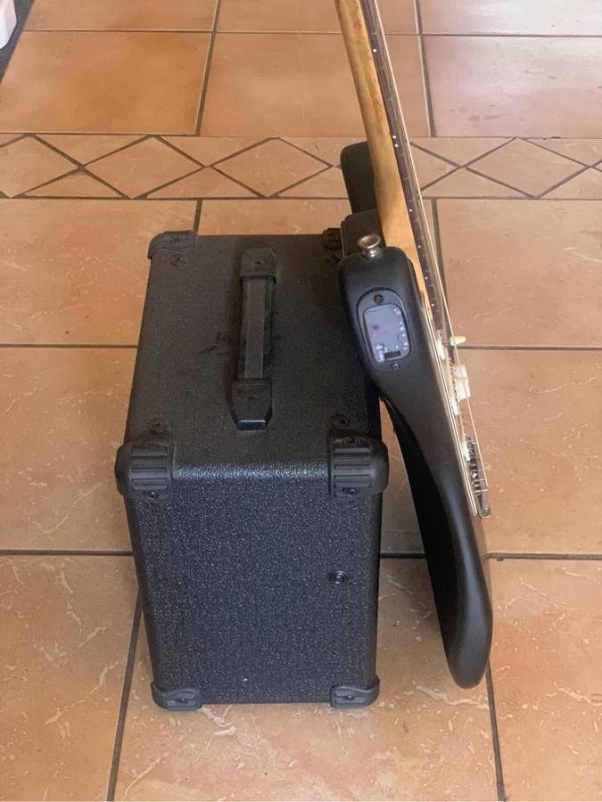 Electric Guitar with Amp