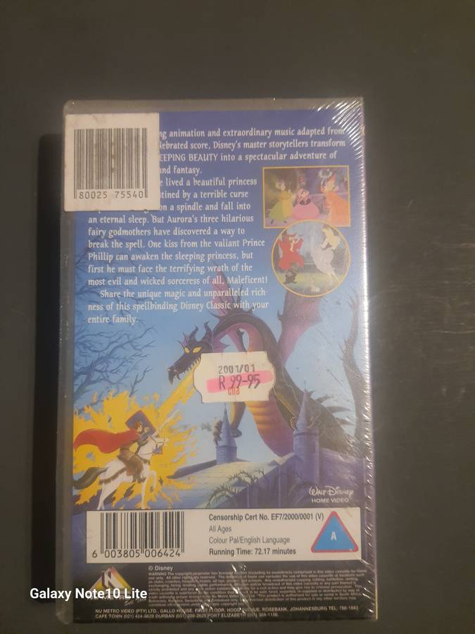 Sleeping beauty brand new sealed vhs