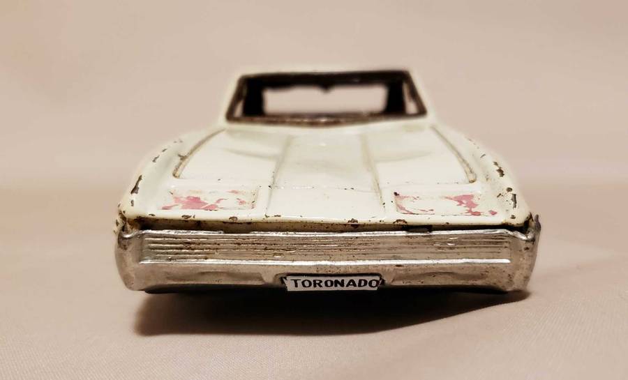 Vintage TIN PLATE Toy Car Ford Tornado