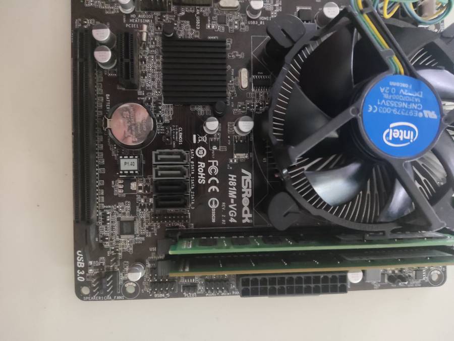 4th Gen Motherboard Combo**8GB DDR3 Ram**Asrock H81 MB