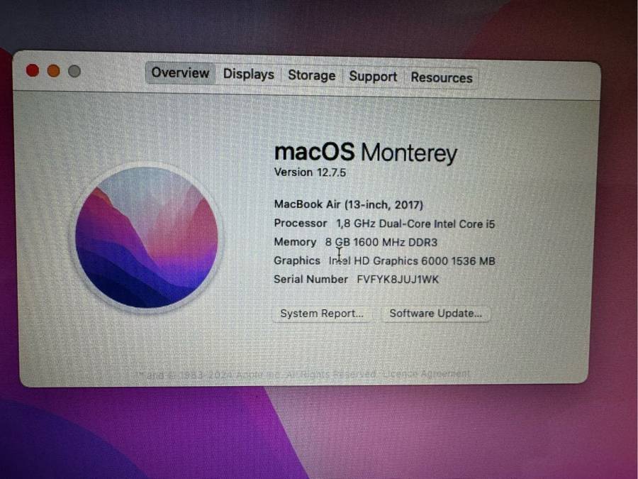 MacBook Air (13-inch, 2017)