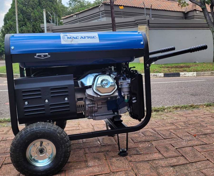 Mac Afric Almost-New Quick-Start Petrol Generator (WH6500E)