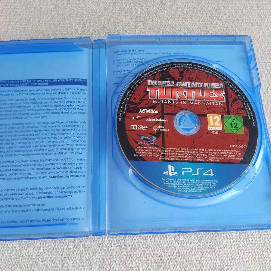 Teenage Mutant Ninja Turtles Mutants in Manhattan Ps 4