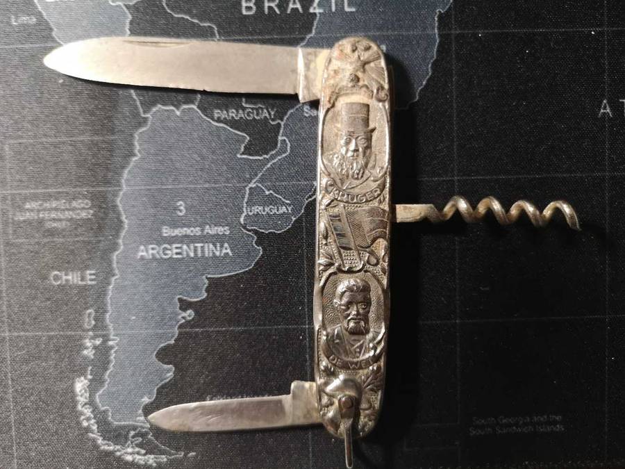 Vintage Paul Kruger and Christiaan De Wet Pocket Knife
