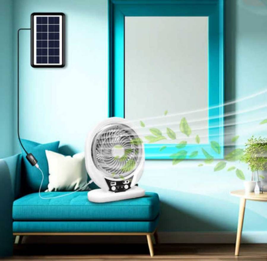 GDTIMES Solar Desk Fan GD-8025