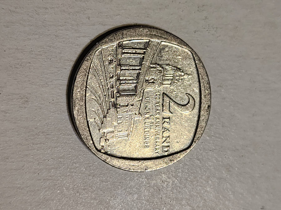 10x S.A Two Rand Coin - 100 Year Anniversary Of The Union Building - 2013.