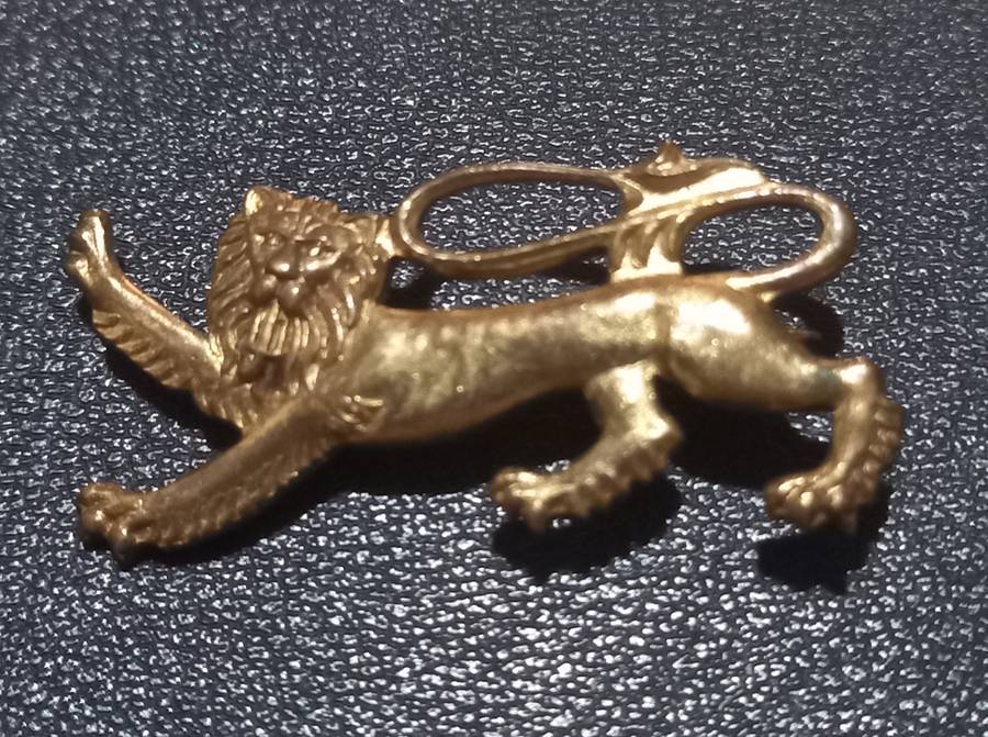 Vintage 1968 British Lions Rugby Tour Brass Pin