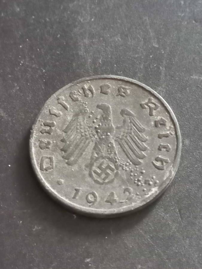 1942 WW2 German 10 Pfennig