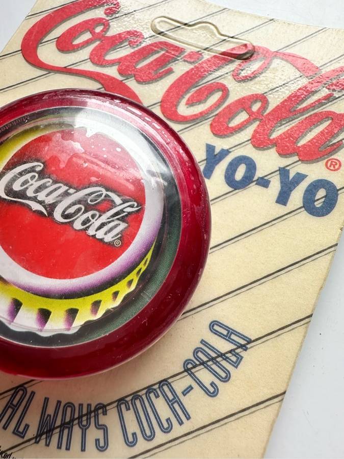 VINTAGE - GENUINE 1997 COCA COLA DUNCAN YOYO - ORIGINAL PACKAGING - VERY RARE & HIGHLY COLLECTIBLE