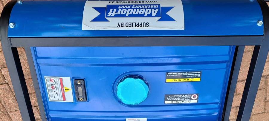 Mac Afric Almost-New Quick-Start Petrol Generator (WH6500E)