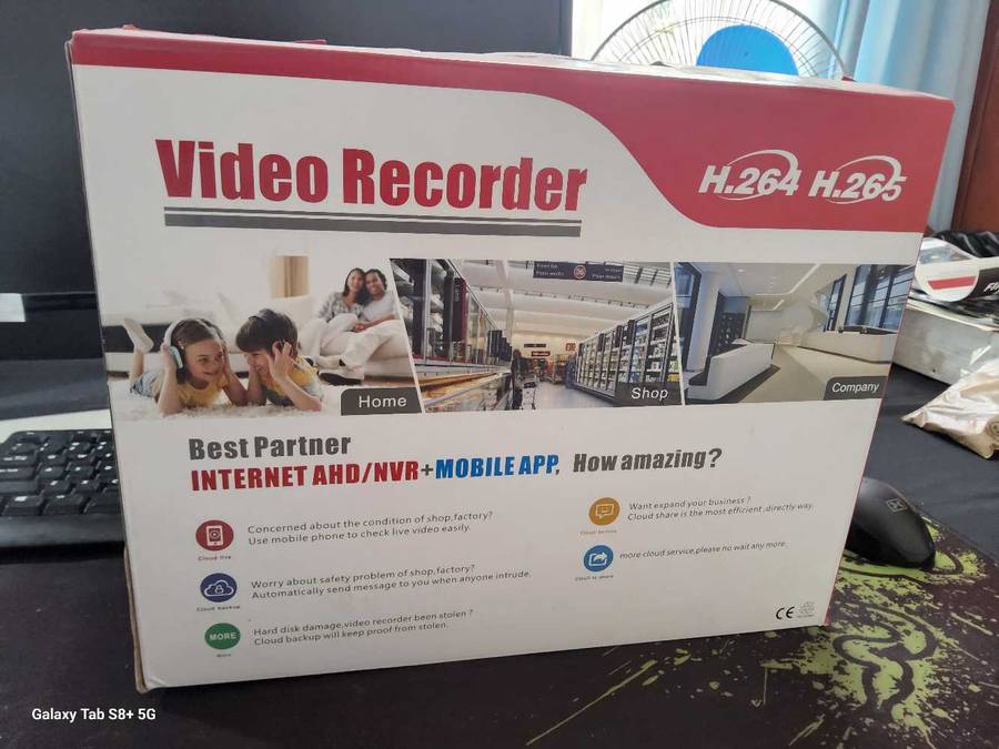 Video Recorder HD Hybrid for Cameras and Surveillance