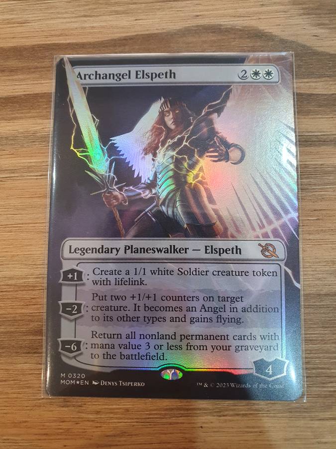 Magic the Gathering - MOM - Archangel Elspeth (Borderless Foil)