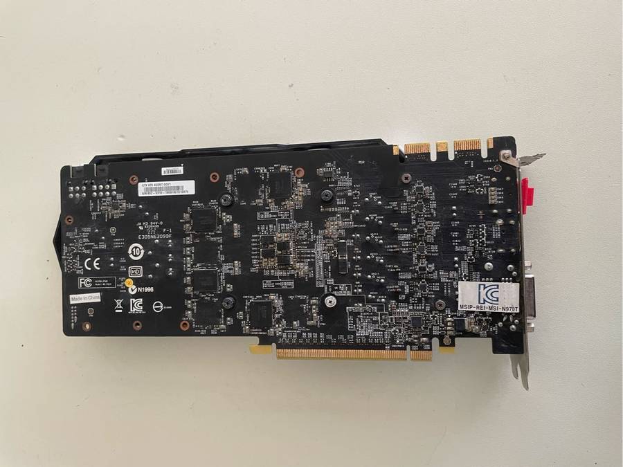 MSI GTX970 4GB GDDR5 Graphics Card**Has Issues**For parts or repair