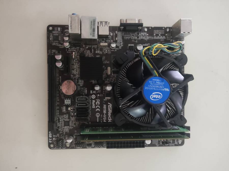 4th Gen Motherboard Combo**8GB DDR3 Ram**Asrock H81 MB