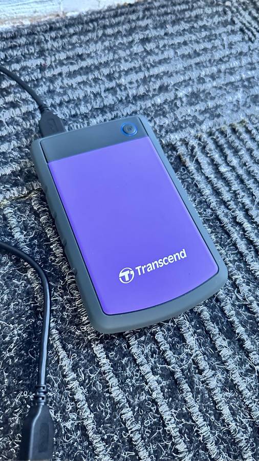 Transcend 2TB Rugged USB3.0 Hard Drive 2.5` - Purple