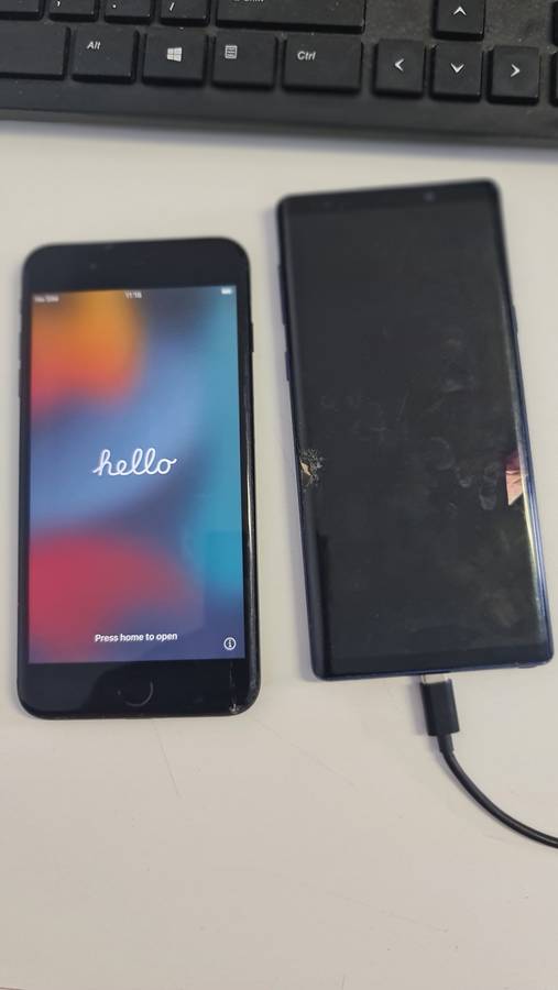 iPhone 7 plus & Galaxy Note 9